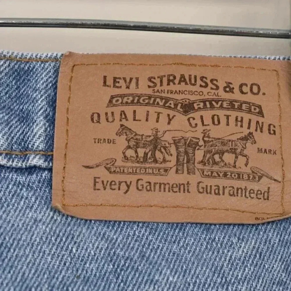 Vintage Levi's Orange  Tab 619 Medium Wash Straight Leg Size 34x32 - Picture 5 of 9